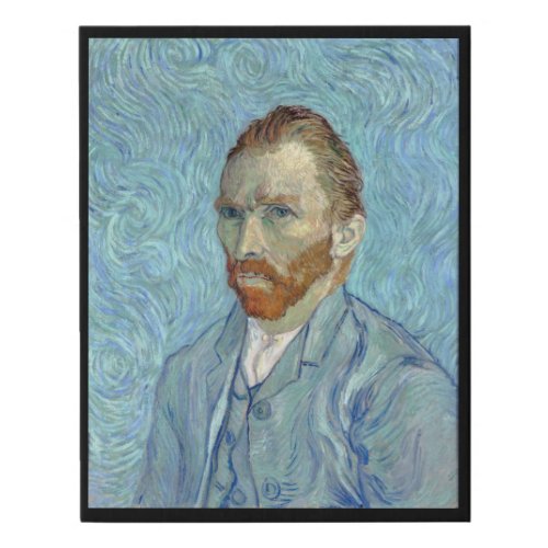 Self_Portrait Vincent van Gogh 1889 Faux Canvas Print