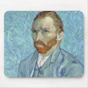 Self-Portrait, Vincent van Gogh, 1889 Mouse Pad