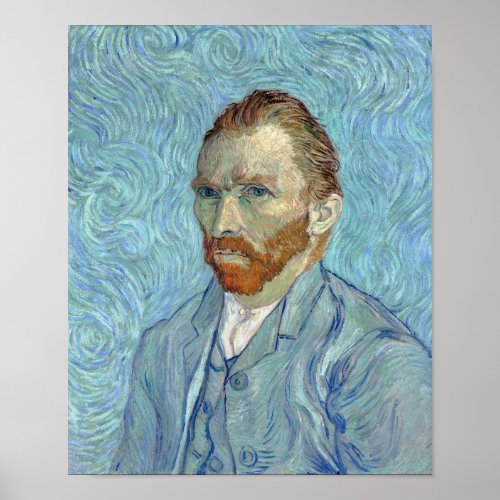 Self_Portrait Vincent van Gogh 1889 Poster