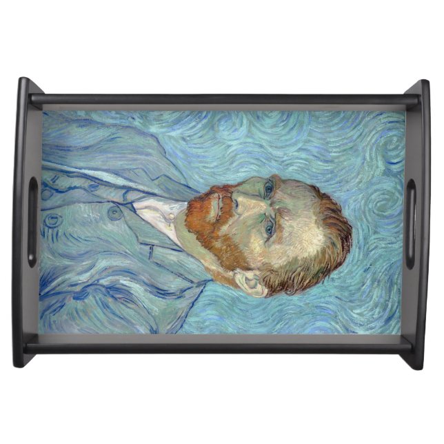 Self-Portrait, Vincent van Gogh, 1889 Serving Tray (Front)
