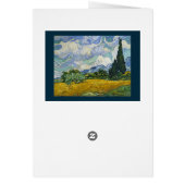Self-portrait, Vincent van Gogh Cards (Back)