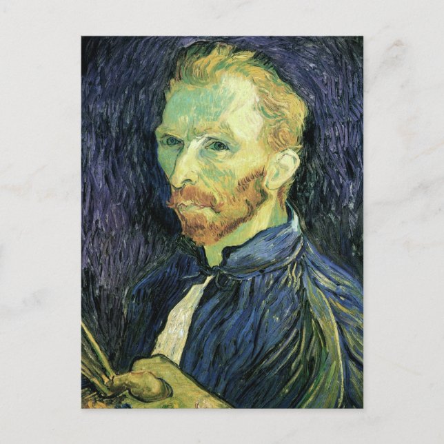 Self-Portrait, Vincent van Gogh Fine Art Postcard (Front)
