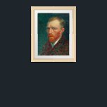 Self-Portrait | Vincent van Gogh Framed Art<br><div class="desc">Self-Portrait (1887) by Dutch post-impressionist artist Vincent Van Gogh. In 1886 Van Gogh moved to Paris, where he created at least twenty-four self portraits during his two year stay. He had studied the technique of pointillism, but applied the marks in his own unique way. The densely dabbed brushwork and intense...</div>