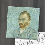 Self-Portrait | Vincent Van Gogh Magnet<br><div class="desc">Self-Portrait (1889) by Dutch post-impressionist artist Vincent Van Gogh. Van Gogh often used himself as a model for practicing figure painting. This was the last of his many self-portraits,  painted only months before his death. 

Use the design tools to add custom text or personalize the image.</div>