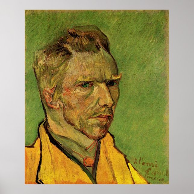 Self Portrait, Vincent van Gogh. Poster (Front)