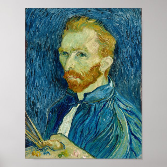self-portrait Vincent van Gogh Poster (Front)