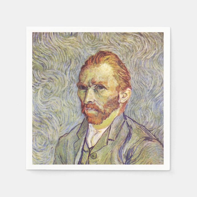   Self-portrait Vincent Willem van Gogh    Napkins (Front)