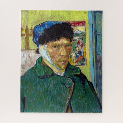 Self_Portrait w Bandaged Ear  Van Gogh  Jigsaw Puzzle