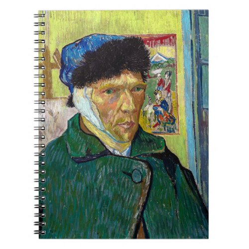 Self_Portrait w Bandaged Ear  Van Gogh  Notebook