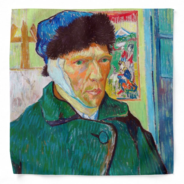 Self-Portrait With a Bandaged Ear, Van Gogh Bandana (Front)