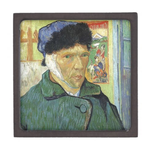 Self Portrait with Bandaged Ear by Van Gogh Jewelry Box