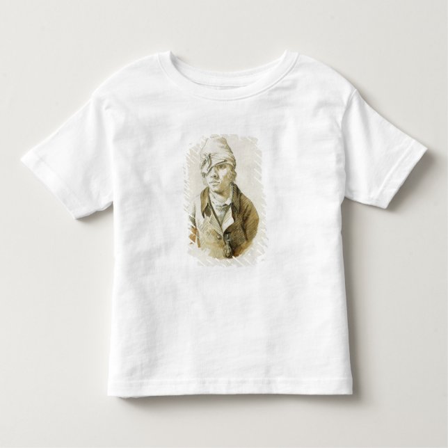 Self Portrait with Cap and Eye Patch Toddler T-shirt (Front)