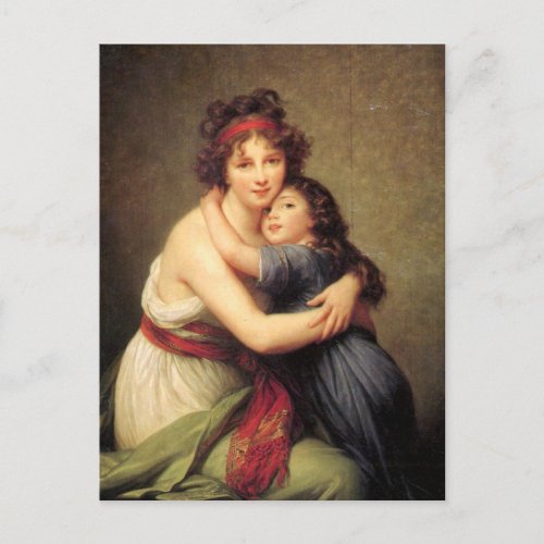 Self_Portrait With Daughter by Elisabeth Le Brun P Postcard