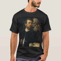 Self-Portrait With Death as a Fiddler (by Böcklin) T-Shirt