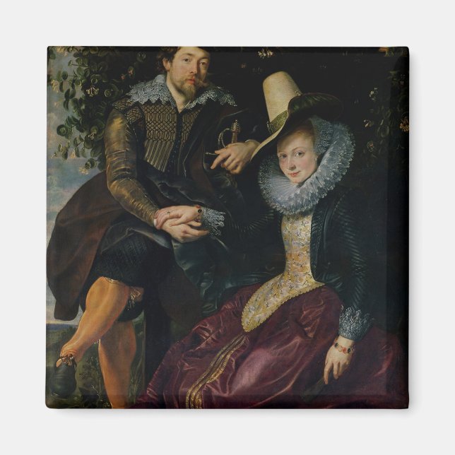 Self portrait with Isabella Brandt Magnet (Front)