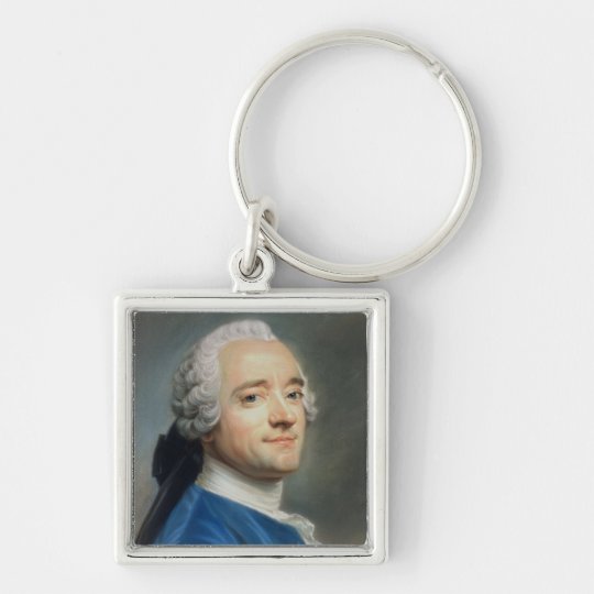 Self Portrait with lace jabot Keychain