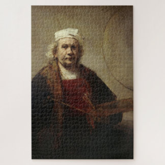 Self-Portrait with Two Circles: Genius Rembrandt  Jigsaw Puzzle