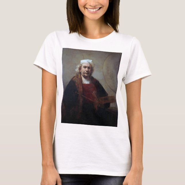 Self-Portrait with Two Circles, Rembrandt T-Shirt (Front)