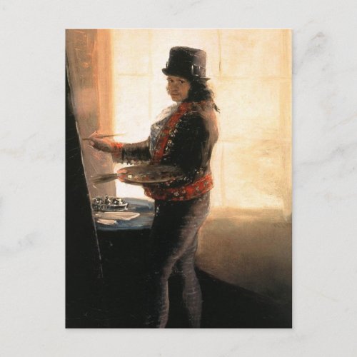 Self Portrait Workshop _ Francisco de Goya Postcard