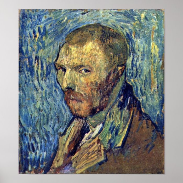 Self portrait'a l'oreille mutile' by Van Gogh Print