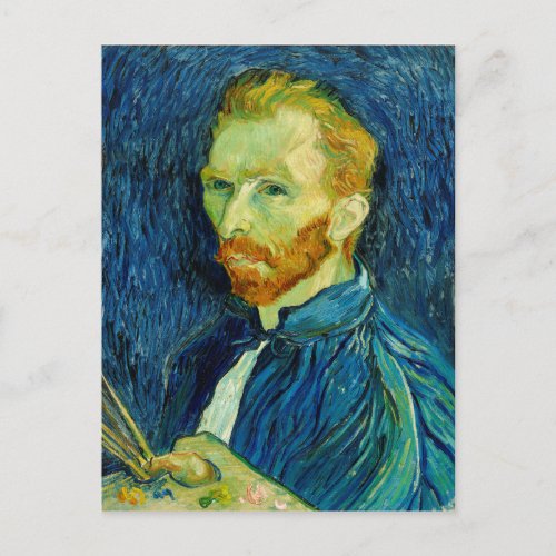 Self Portriat Vincent Van Gogh 1889 Postcard