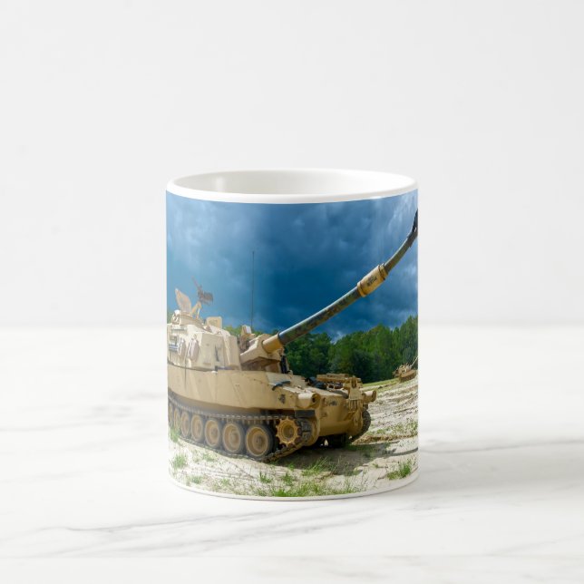 SELF-PROPELLED HOWITZER – M109 Paladin Coffee Mug (Center)