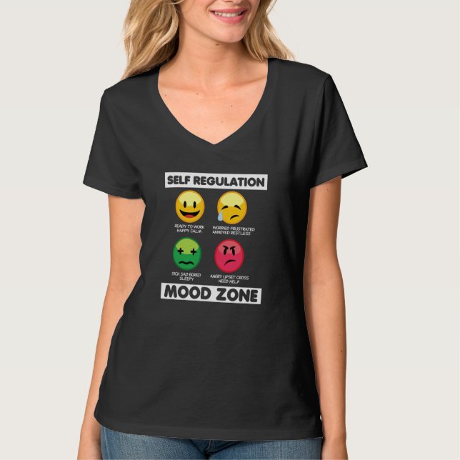 Self Regulation Mood Zone Occupational Therapy The T-Shirt (Front)
