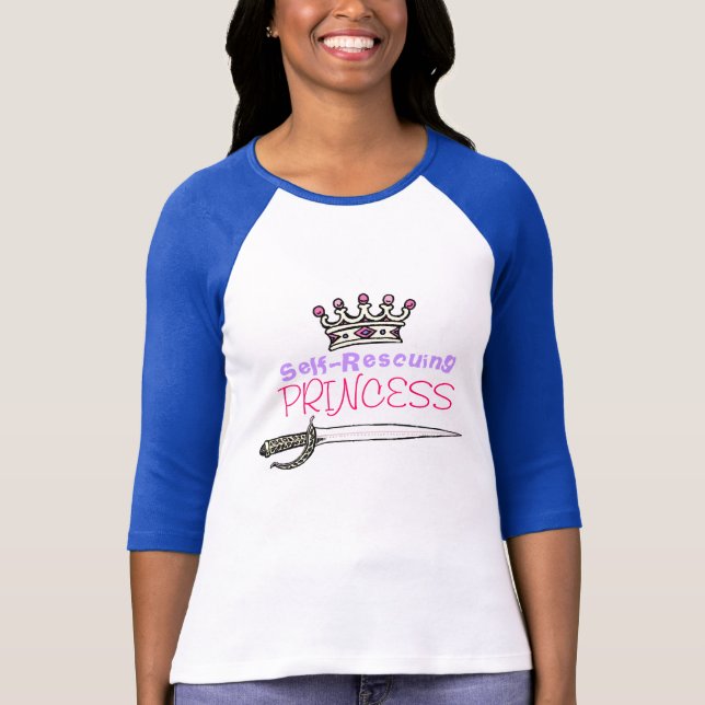 Self-Rescuing Princess T-Shirt (Front)