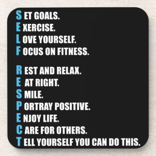 SELF-RESPECT - Motivational Coaster