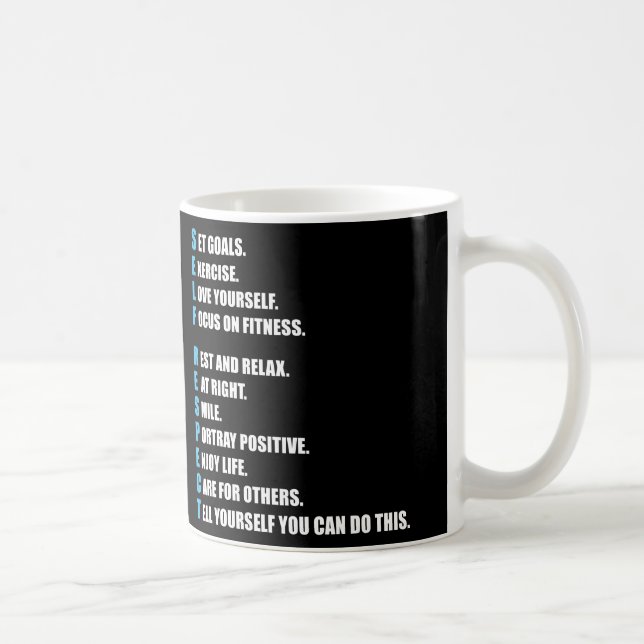 SELF-RESPECT - Motivational Coffee Mug (Right)