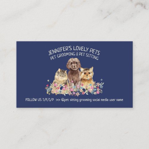 Self Serve Pet Wash Station Business Card