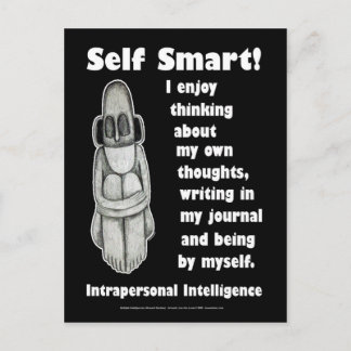 Self Smart - Blank Postcard