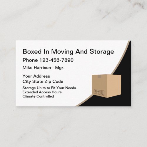 Self Storage Business Cards