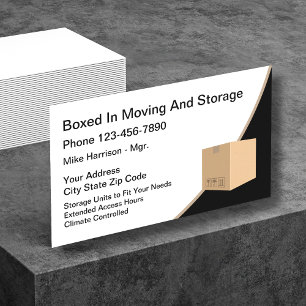 Self Storage Business Cards