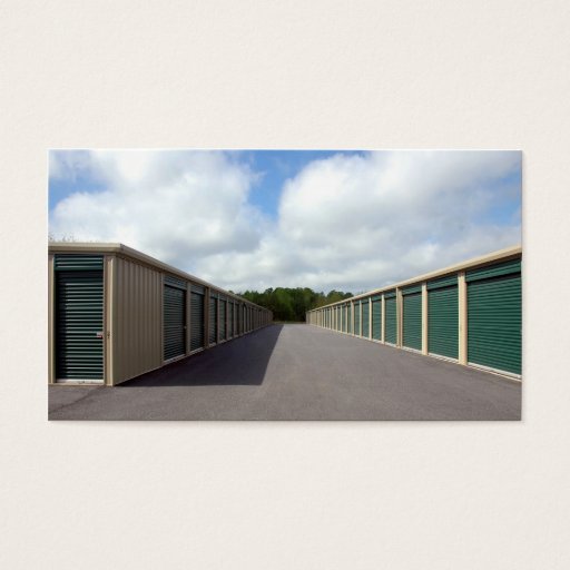 Customizable Self Storage Warehouse Business Card Template
