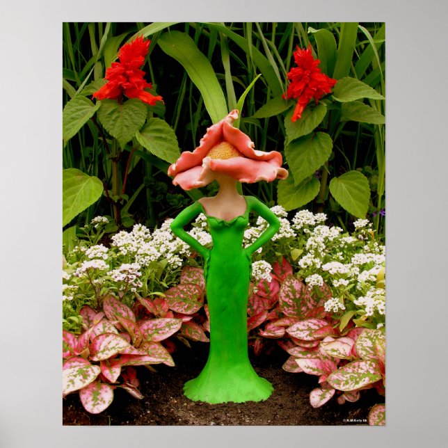 Self-sufficient garden poster (Front)