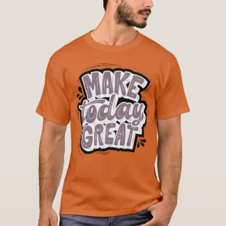 Self talk l Daily motivation quote colorful orange T-Shirt