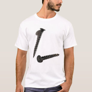 Self Tapping Black Screw Builder Construction T-Shirt