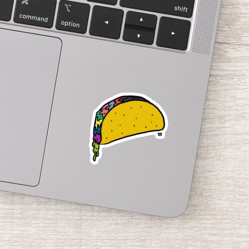 Self titled taco sticker