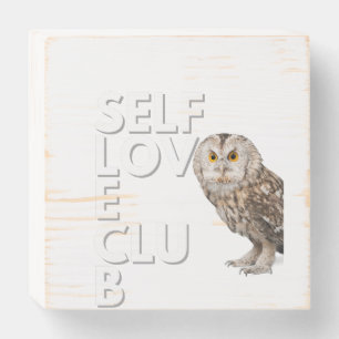 Self  wooden box sign