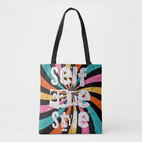 selfcare style mental health matters tote bag