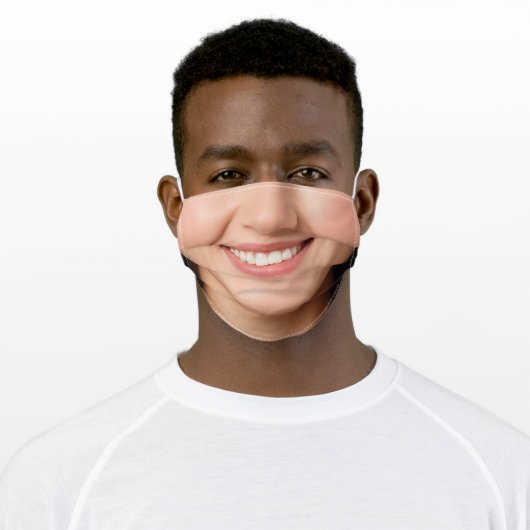 Selfie Adult Cloth Face Mask (Worn)
