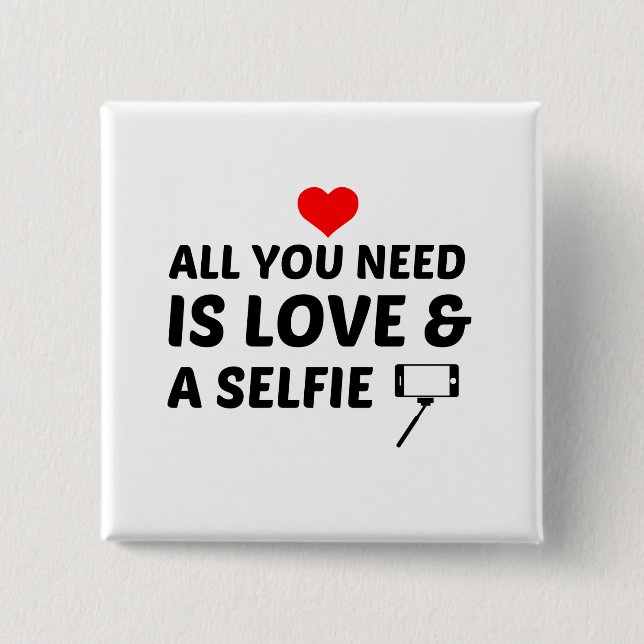 SELFIE AND LOVE BUTTON (Front)
