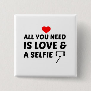 SELFIE AND LOVE BUTTON
