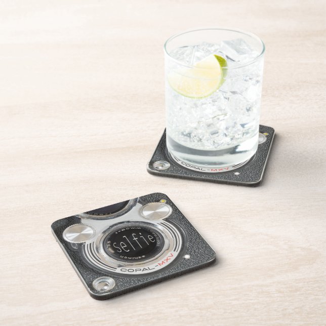 Selfie Beverage Coaster (Right Side)