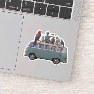 Selfie Boy Road Trip Van Sticker