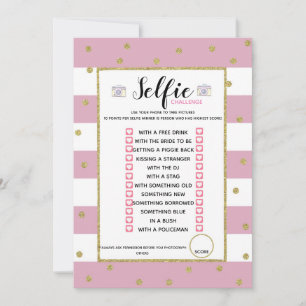 Selfie Challenge game Invitation