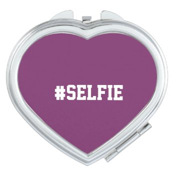 #selfie Compact Mirror by Godsblossom at Zazzle