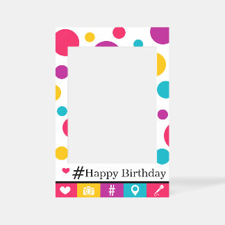 Selfie frame for social media