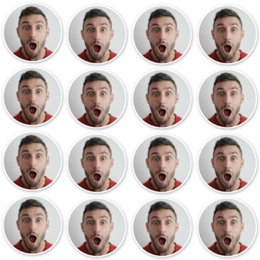 Selfie | Funny Birthday Bachelor Party Your Face Sticker
